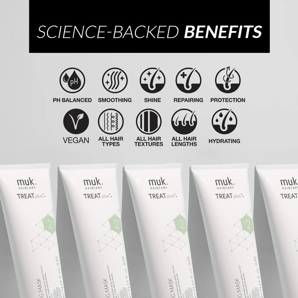 Muk Treat plus+ Bond Restoring Mask 100ml- Intensive Hair Repair Treatment by Muk product image 4