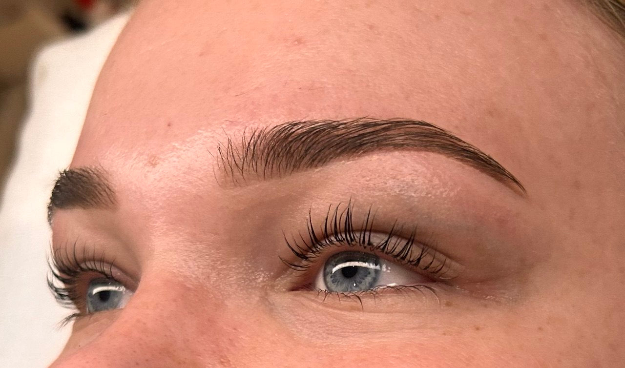 Mayumi lash lift and tint result